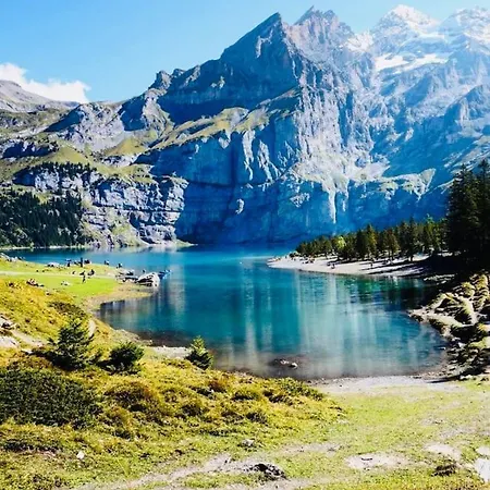 Cozy In Vintage House In Apartment Kandersteg