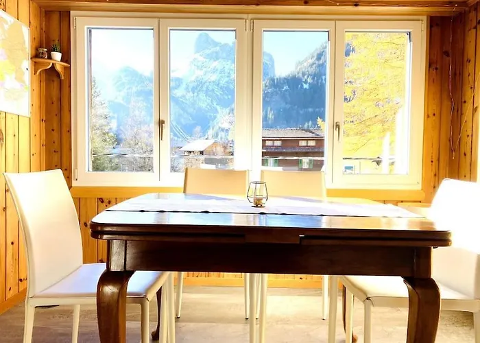 Cozy In Vintage House In Apartment Kandersteg