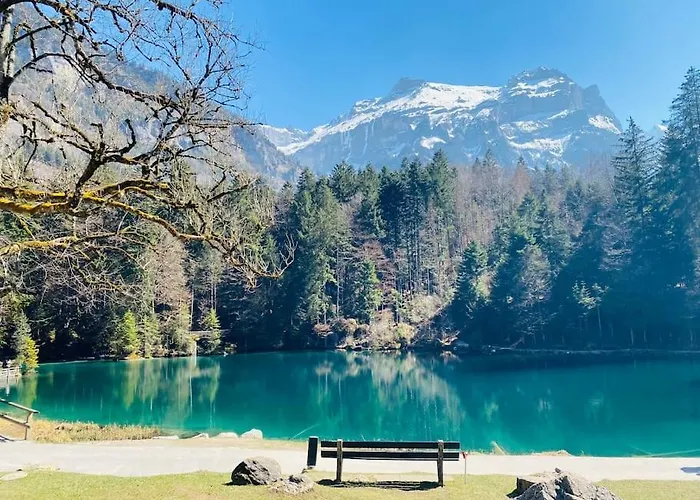 Cozy In Vintage House In Lejlighed Kandersteg