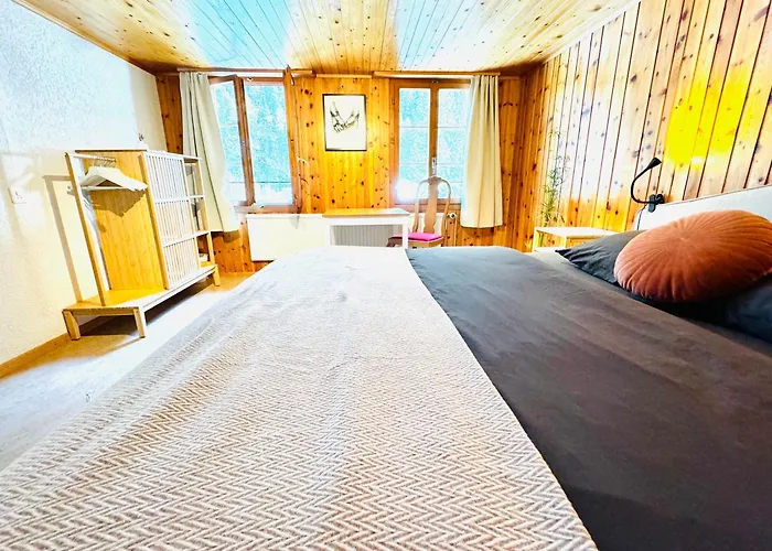 Cozy In Vintage House In Lejlighed Kandersteg